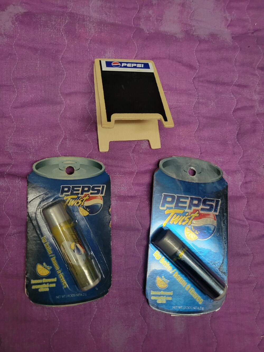 Vintage PEPSI TWIST Lemon Flavored Lip Balm RARE Discontinued HTF